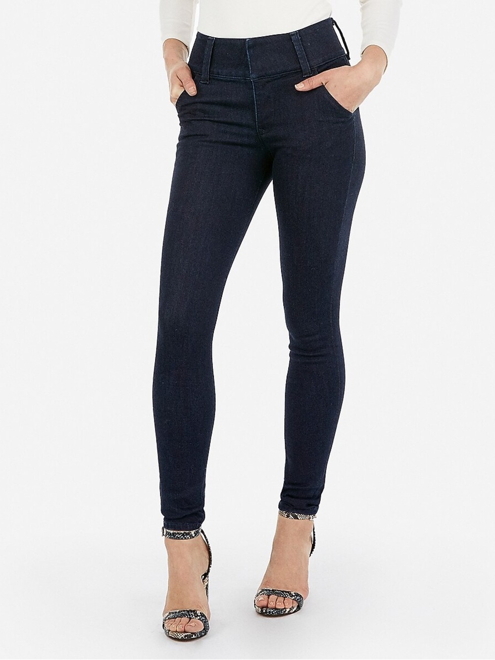 Tommy Hilfiger Dark Navy High-Rise Jeggings